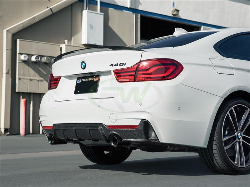 RW Carbon BMW F32 F33 F36 Performance Style Carbon Fiber Diffuser-Exterior-Silicon Valley Bimmer