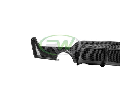 RW Carbon BMW F32 F33 F36 Performance Style Carbon Fiber Diffuser-Exterior-Silicon Valley Bimmer