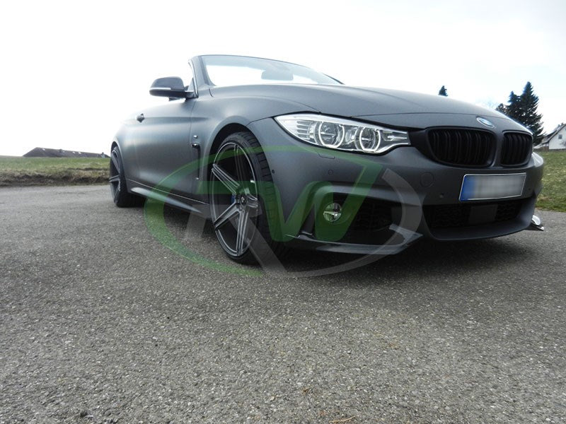 RW Carbon BMW F32 F33 F36 Performance Style Full Carbon Fiber Splitters-Exterior-Silicon Valley Bimmer