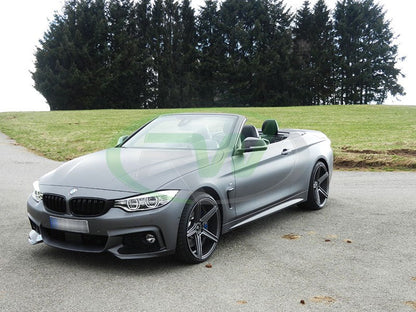 RW Carbon BMW F32 F33 F36 Performance Style Full Carbon Fiber Splitters-Exterior-Silicon Valley Bimmer