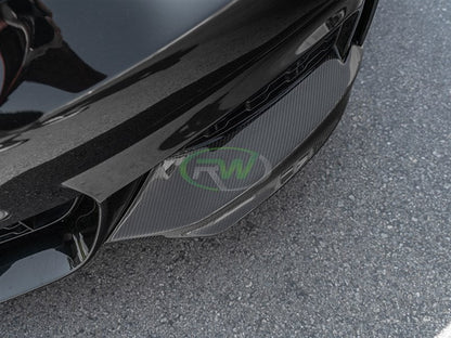RW Carbon BMW F32 F33 F36 Performance Style Full Carbon Fiber Splitters-Exterior-Silicon Valley Bimmer