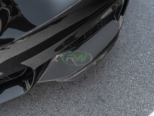 RW Carbon BMW F32 F33 F36 Performance Style Full Carbon Fiber Splitters-Exterior-Silicon Valley Bimmer
