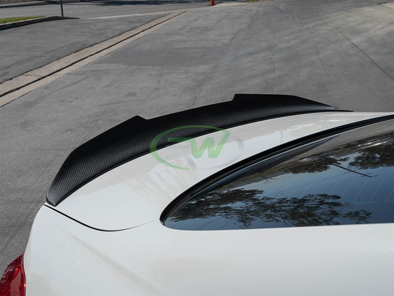 RW Carbon BMW F32 GTX Style Carbon Fiber Trunk Spoiler-Exterior-Silicon Valley Bimmer