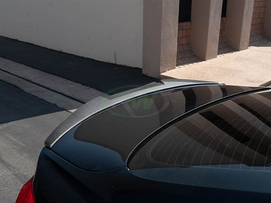 RW Carbon BMW F32 M4 Style Carbon Fiber Trunk Spoiler-Exterior-Silicon Valley Bimmer