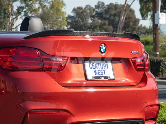 RW Carbon BMW F33 F83 CS Style Carbon Fiber Trunk Spoiler-Exterior-Silicon Valley Bimmer