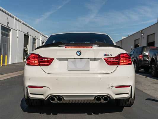 RW Carbon BMW F33/F83 M4 Style Carbon Fiber Trunk Spoiler-Exterior-Silicon Valley Bimmer