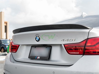 RW Carbon BMW F36 3D Style Carbon Fiber Trunk Spoiler-Exterior-Silicon Valley Bimmer