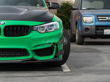 RW Carbon BMW F80 F82 F83 GT4 Style Carbon Fiber Canards-Exterior-Silicon Valley Bimmer