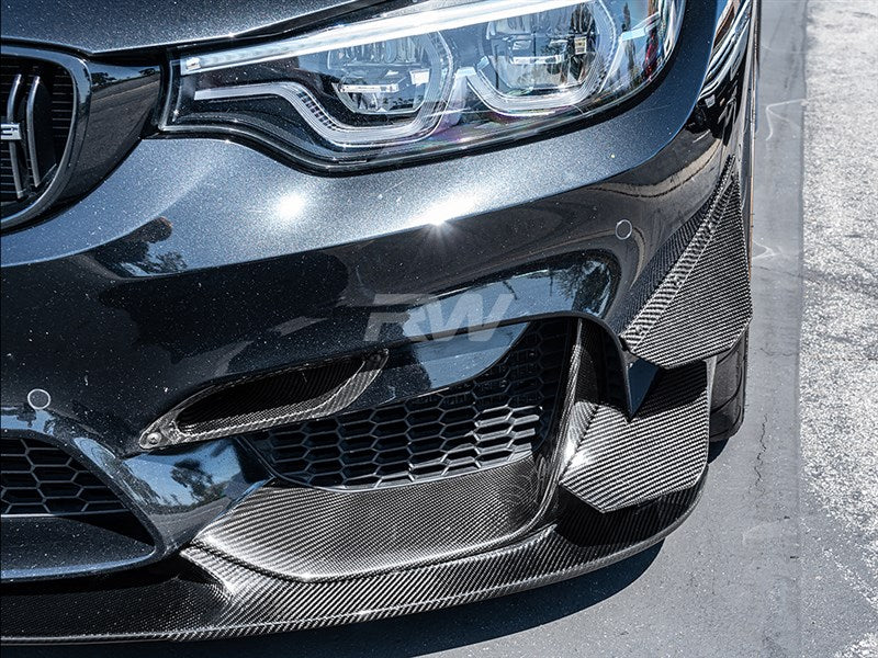 RW Carbon BMW F80 F82 F83 GT4 Style Carbon Fiber Canards-Exterior-Silicon Valley Bimmer