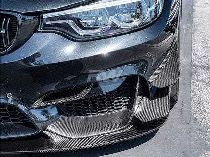 RW Carbon BMW F80 F82 F83 GT4 Style Carbon Fiber Canards-Exterior-Silicon Valley Bimmer