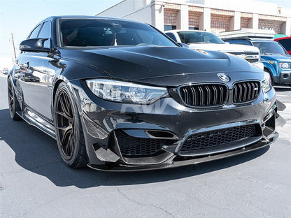 RW Carbon BMW F80 F82 F83 GT4 Style Carbon Fiber Canards-Exterior-Silicon Valley Bimmer