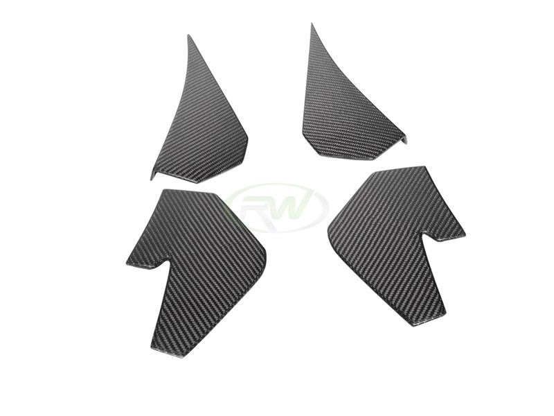RW Carbon BMW F80 F82 F83 GT4 Style Carbon Fiber Canards-Exterior-Silicon Valley Bimmer