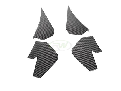 RW Carbon BMW F80 F82 F83 GT4 Style Carbon Fiber Canards-Exterior-Silicon Valley Bimmer