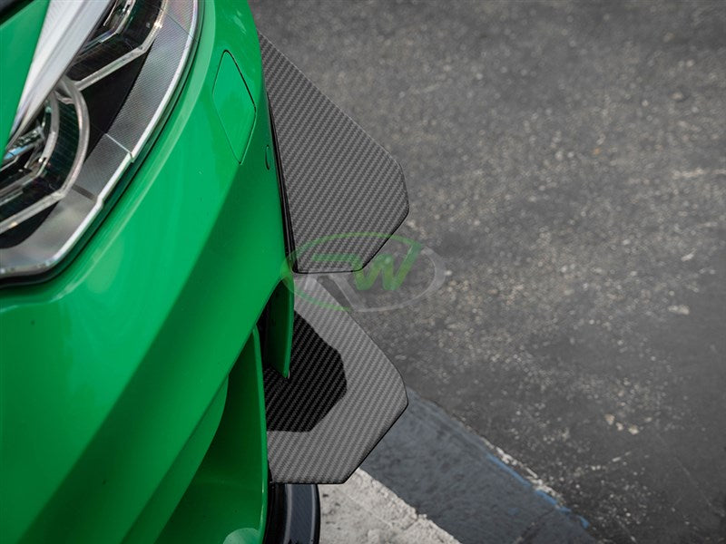 RW Carbon BMW F80 F82 F83 GT4 Style Carbon Fiber Canards-Exterior-Silicon Valley Bimmer