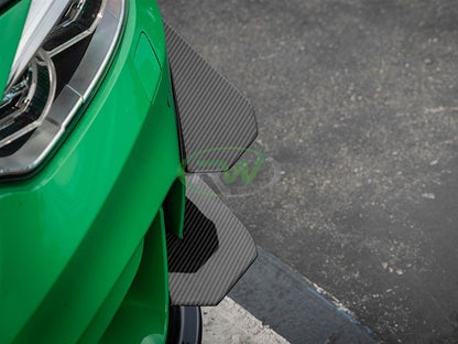 RW Carbon BMW F80 F82 F83 GT4 Style Carbon Fiber Canards-Exterior-Silicon Valley Bimmer
