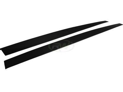 RW Carbon BMW F80 M3 Carbon Fiber Side Skirt Extensions-Exterior-Silicon Valley Bimmer