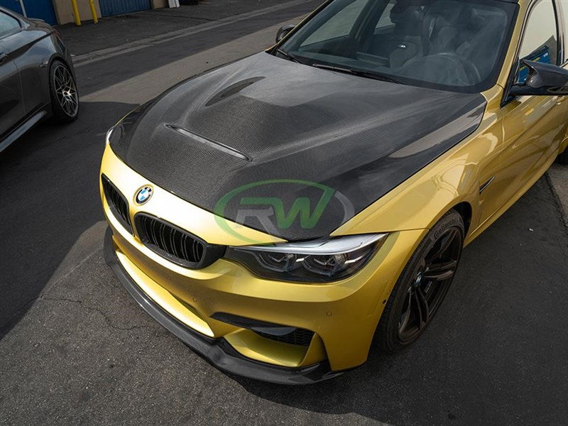 RW Carbon BMW F80 M3 / F82 F83 M4 GTS Style Hood-Exterior-Silicon Valley Bimmer