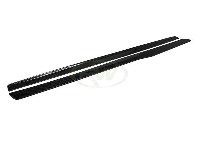 RW Carbon BMW F80 M3 GTX Carbon Fiber Side Skirt Extensions-Exterior-Silicon Valley Bimmer