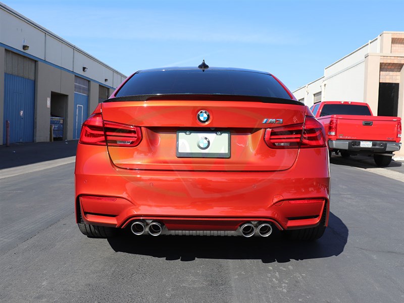 RW Carbon BMW F80 M3 Performance Style CF Trunk Spoiler-Exterior-Silicon Valley Bimmer