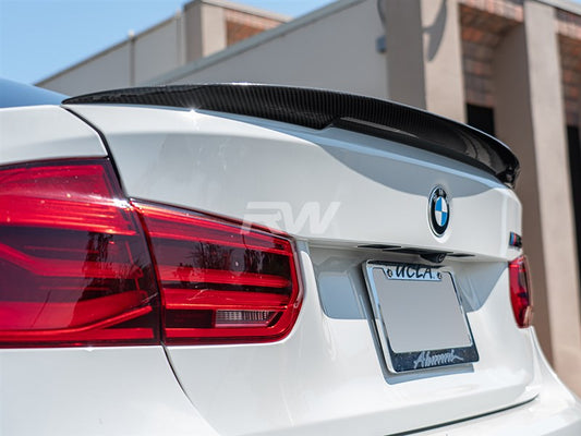 RW Carbon BMW F80 M3 Performance Style CF Trunk Spoiler-Exterior-Silicon Valley Bimmer