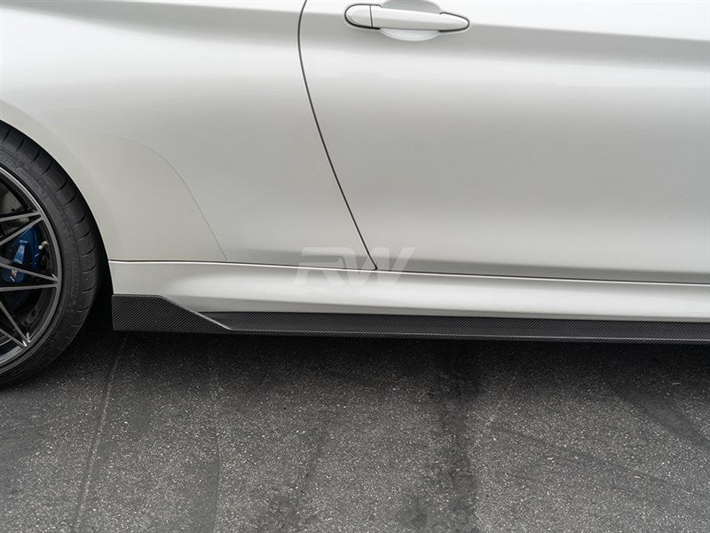 RW Carbon BMW F82 F83 M4 RWS CF Side Skirt Extensions-Exterior-Silicon Valley Bimmer