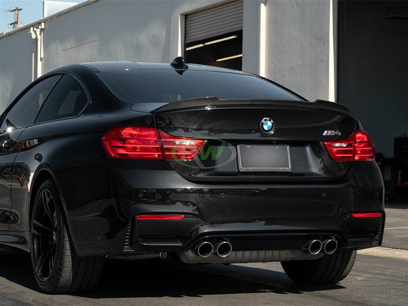 RW Carbon BMW F82 M4 CS Style CF Trunk Spoiler-Exterior-Silicon Valley Bimmer