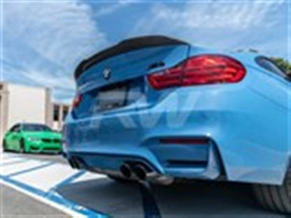 RW Carbon BMW F82 M4 GTX Carbon Fiber Trunk Spoiler-Exterior-Silicon Valley Bimmer