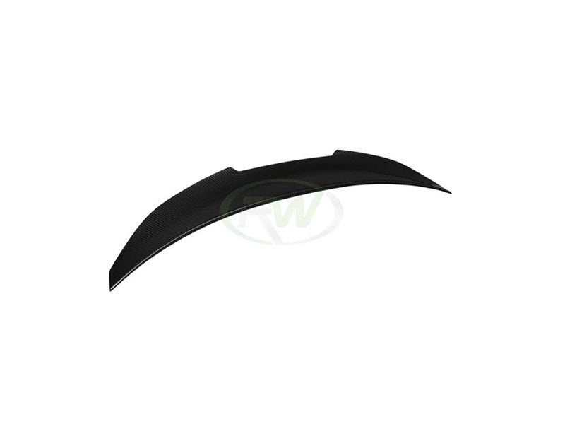 RW Carbon BMW F82 M4 GTX V2 Carbon Fiber Trunk Spoiler-Exterior-Silicon Valley Bimmer