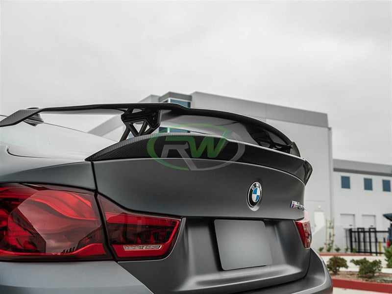RW Carbon BMW F82 M4 RWS Carbon Fiber Trunk Spoiler-Exterior-Silicon Valley Bimmer