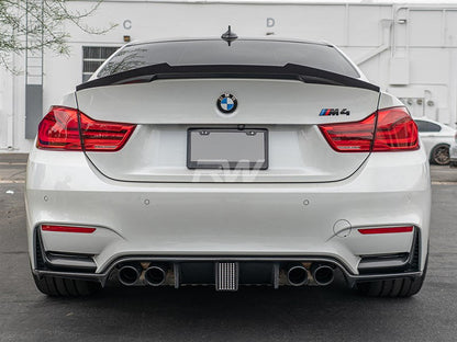 RW Carbon BMW F82 M4 Style Carbon Fiber Trunk Spoiler-Exterior-Silicon Valley Bimmer