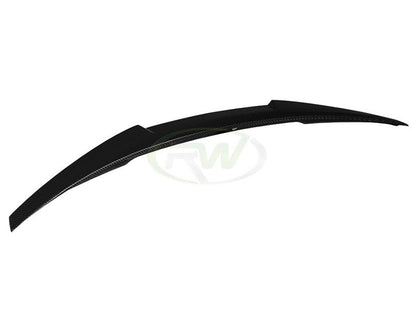 RW Carbon BMW F82 M4 Style Carbon Fiber Trunk Spoiler-Exterior-Silicon Valley Bimmer
