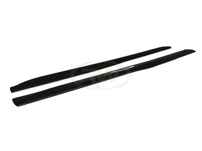RW Carbon BMW F82/F83 M4 GTX Carbon Fiber Side Skirt Extensions-Exterior-Silicon Valley Bimmer