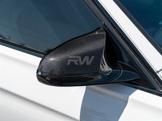 RW Carbon BMW F87 F80 F82 F83 Carbon Fiber Mirror Replacements-Exterior-Silicon Valley Bimmer