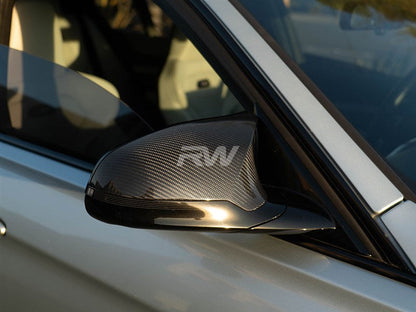 RW Carbon BMW F87 F80 F82 F83 Carbon Fiber Mirror Replacements-Exterior-Silicon Valley Bimmer
