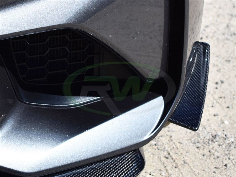 RW Carbon BMW F87 M2 Carbon Fiber Canards-Exterior-Silicon Valley Bimmer