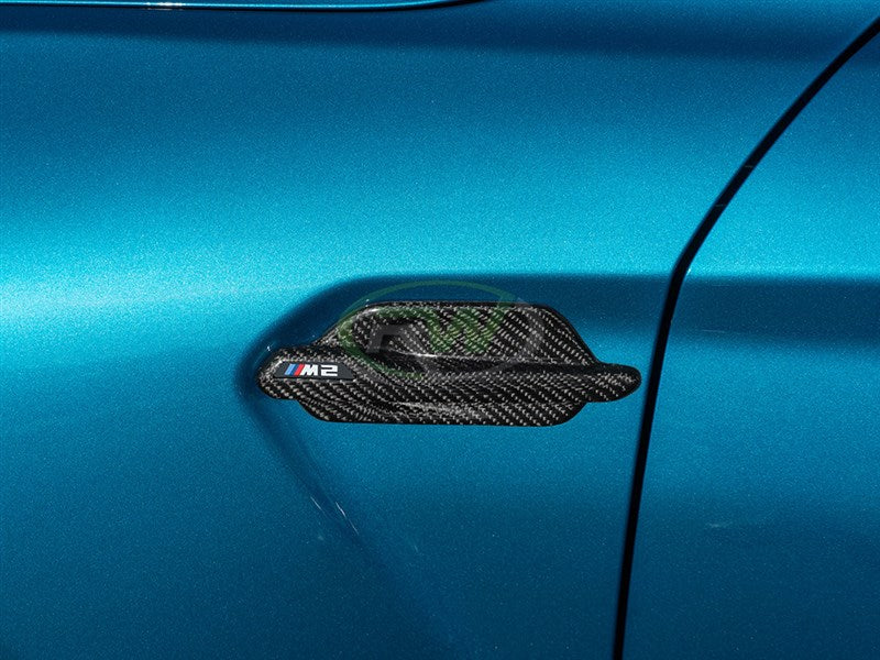 RW Carbon BMW F87 M2 Carbon Fiber Fender Trims-Exterior-Silicon Valley Bimmer