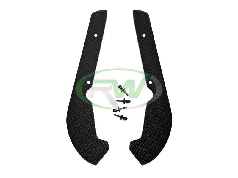 RW Carbon BMW F87 M2 Carbon Fiber Front Splash Guards-Exterior-Silicon Valley Bimmer