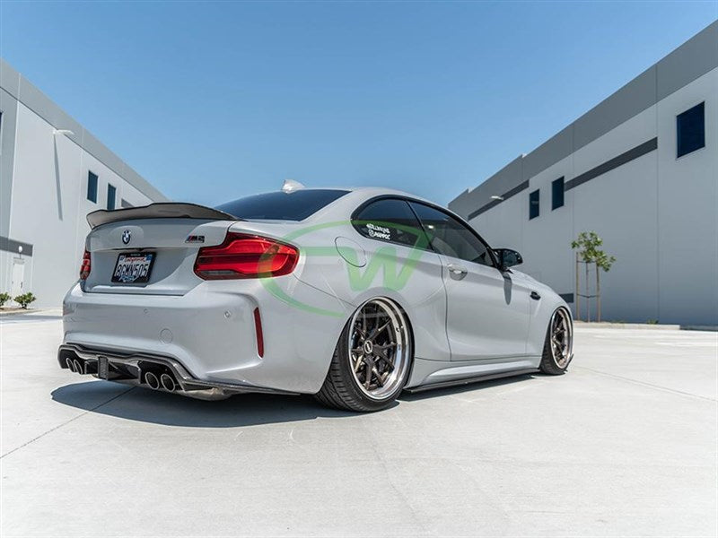 RW Carbon BMW F87 M2 Carbon Fiber Kholen Style Diffuser-Exterior-Silicon Valley Bimmer