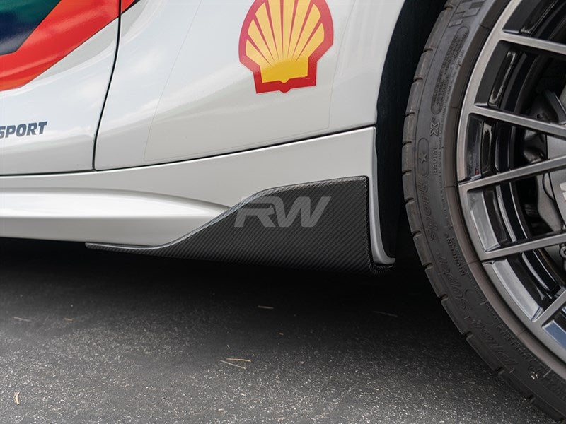 RW Carbon BMW F87 M2 Carbon Fiber Side Skirt Winglets-Exterior-Silicon Valley Bimmer