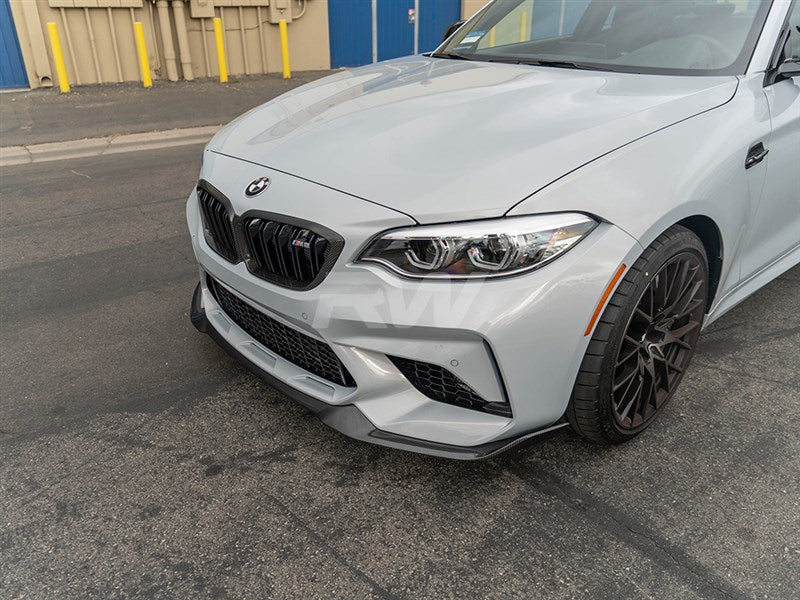 RW Carbon BMW F87 M2 Comp CS Style CF Front Lip-Exterior-Silicon Valley Bimmer