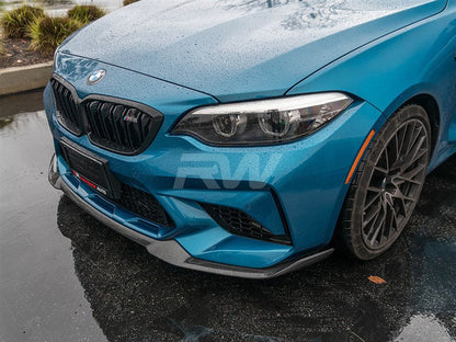 RW Carbon BMW F87 M2 Comp CS Style CF Front Lip-Exterior-Silicon Valley Bimmer
