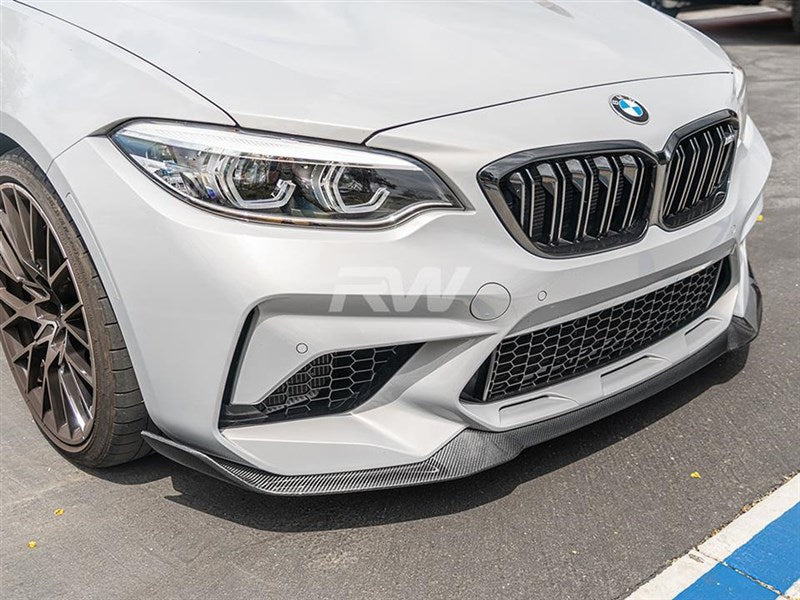 RW Carbon BMW F87 M2 Comp CS Style CF Front Lip-Exterior-Silicon Valley Bimmer