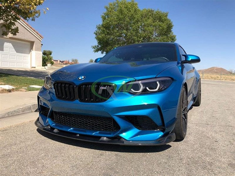 RW Carbon BMW F87 M2 Competition Carbon Fiber Canards-Exterior-Silicon Valley Bimmer