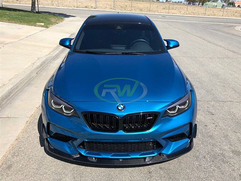 RW Carbon BMW F87 M2 Competition Carbon Fiber Canards-Exterior-Silicon Valley Bimmer