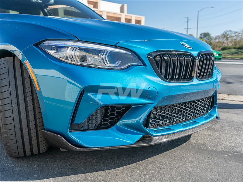 RW Carbon BMW F87 M2 Competition Carbon Fiber Front Lip-Exterior-Silicon Valley Bimmer