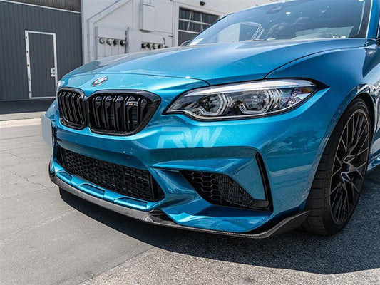 RW Carbon BMW F87 M2 Competition Carbon Fiber Front Lip-Exterior-Silicon Valley Bimmer