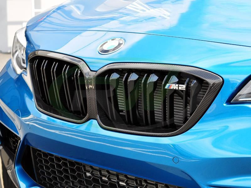 RW Carbon BMW F87 M2 Competition Carbon Fiber Grille-Exterior-Silicon Valley Bimmer