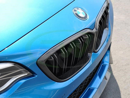 RW Carbon BMW F87 M2 Competition Carbon Fiber Grille-Exterior-Silicon Valley Bimmer