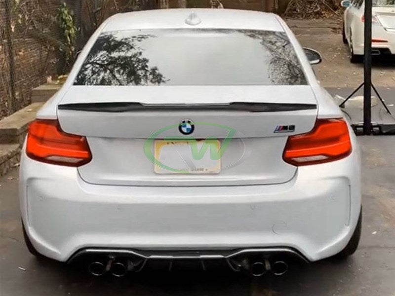 RW Carbon BMW F87 M2 DTM Carbon Fiber Rear Diffuser-Exterior-Silicon Valley Bimmer