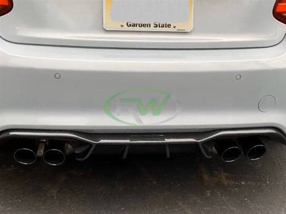 RW Carbon BMW F87 M2 DTM Carbon Fiber Rear Diffuser-Exterior-Silicon Valley Bimmer